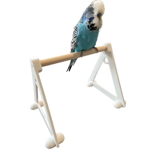 Bird Perch Floor Stand. Budgies, Love Birds, Parrots, Cockatiels. (Wooden Perch)