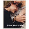 Armband mit Buchstaben D I Pärchen Partnerarmband mit Perlen (Buchstabe D)
