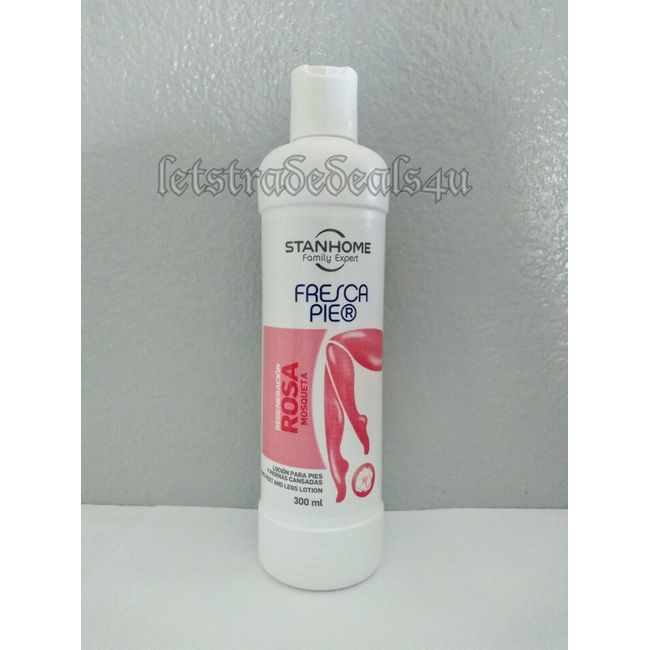 Stanhome FRESCA PIE ROSA MOSQUETA *Rosehips* Tired Feet Lotion 300ml /10.14 oz