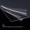 sourcing map 5 Pack Clear Plastic Sheet Transparency Panel 8x8x0.04'' Plastic Card Flexible Blanks PET Sheets for Picture Frame Replacement, Crafts