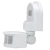 Maclean Wall Mounted Motion Detector Sensor For Build-Up Auto Switch Body Movement lP44 (White)