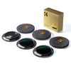 K&F Concept 62mm CPL Filter + ND8 Filter + ND64 Filter 3 Piece Set 18 Layer Coating Ultra Thin Optical Glass