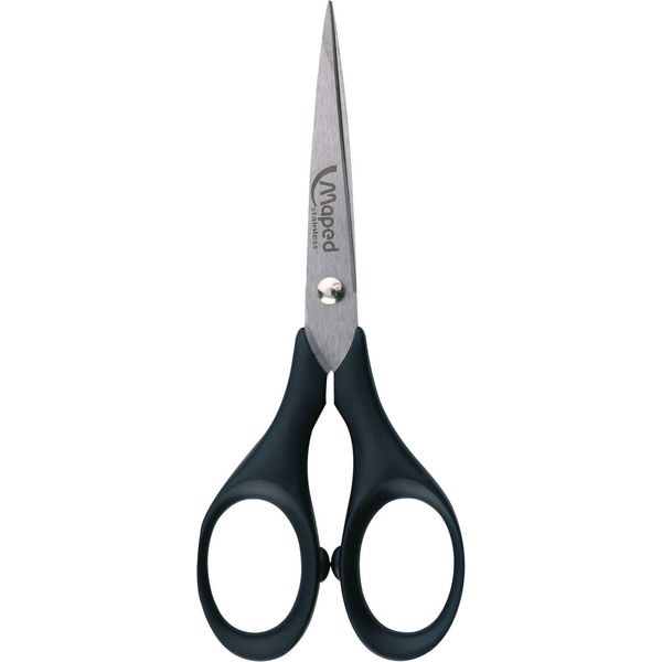 Maped Precise, 13 cm M681700 – Scissors with Blade Guard – Black