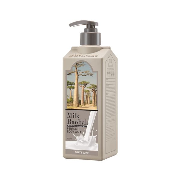 Milk Baobab [Official] Body Wash (16.9 fl oz (500 ml), White Soap)