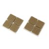 High Logic Hard Felt 1.0 inch (25 mm) Square A-211 Brown