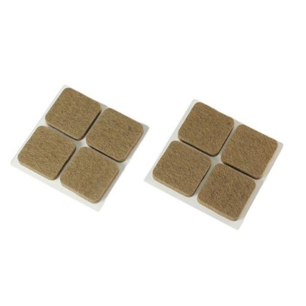 High Logic Hard Felt 1.0 inch (25 mm) Square A-211 Brown