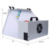 Portable Hobby Airbrush Paint Spray Booth Kit Exhaust Filter LED Light Set Model
