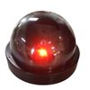 Dummy Security Camera (Dome Type), LED Light, Flashing, ABS, Bottom Diameter: Approx. 4.5 inches (11.5 cm), Mounting Hardware Included