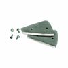 Eskimo Replacement Hand Ice Auger Curved Blades (6" or 8") 6-Inch