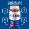 Fiber Gummies 60ct, Aids Digestion, Healthy Bowel Movements, Lower Cholesterol
