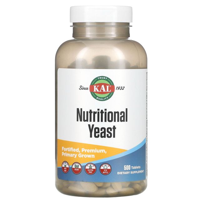 Nutritional Yeast, 500 Tablets