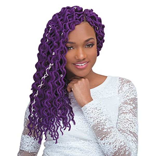 JANET COLLECTION 2X MAMBO CROCHET BRAID - COILY DENSE LOCS 18" (33)