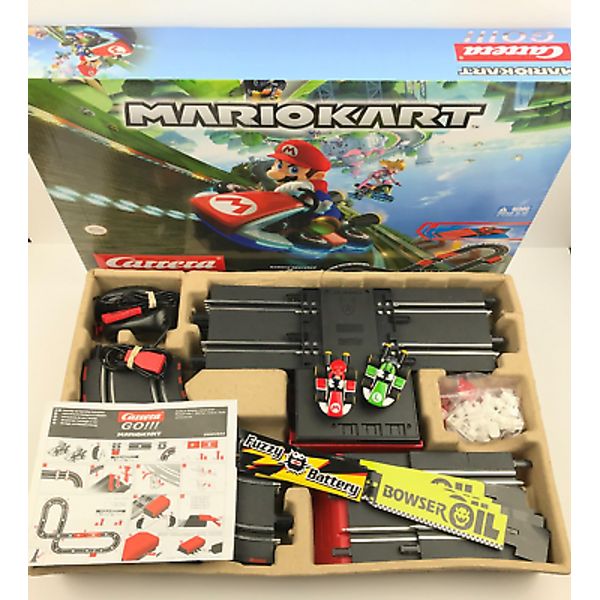 CARRERA GO MARIO KART SLOT CAR RACING SET Parts only Untested 20063503