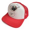 Breathable Mesh Cap Adjustable Size (UK, One Size, Red, Team United States)
