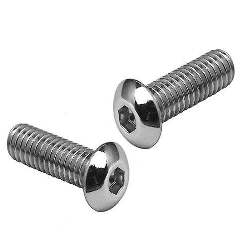 M5 (5mm x 8mm) Hex Socket Button Head Screws - A2 Grade Stainless Steel (Pack of 20)