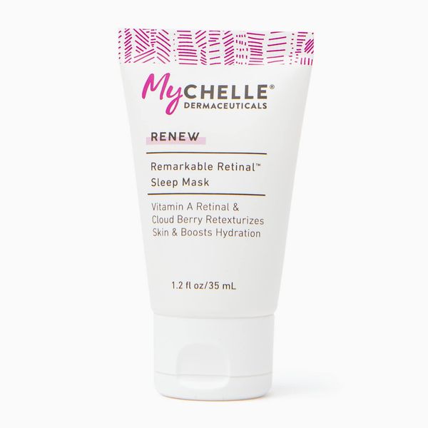 MyCHELLE Dermaceuticals Remarkable Retinal Sleep Mask (1.4 Fl Oz), Retexturizes Skin and Boosts Hydration with Vitamin A Retinaldehyde and Cloud Berry Seed Oil