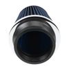 3" 76mm High Flow Inlet Dry Air Filter Cold Air Intake Cone Replacement Blue