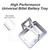 Universal Aluminum Billet Battery Tray Set Bracket Mount Relocation Box w/plate