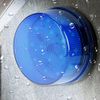 Security Warning Light, Blue LED Strobe Beacon Alarm Warning Flashing Light, 12V Warning Lamp Without Sound