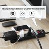 DEWENWILS Power Strip Surge Protector, 2-Pack , 6Ft Long Extension Cord,6-Outlet