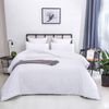 Houseri White Comforter King Size, 3 Pieces Lightweight Solid White Bedding Set King, All Season Soft Pure White King Size Comforter Set Extra Fluffy Ultra Comfy Bed Quilt (1 Comforter, 2 Pillowcases)