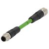 Sensor Cord, 4P M12 Plug to Receptacle, 4M, Sensor Actuator Cable Assemblies, TAD14545101-040