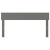 Pemberly Row Modern Solid Wood Queen Size Headboard with Sleek Veneer in Gray