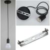 4PCS Ceiling Light Fixture Bracket,9cm/10.5cm Pendant Bracket with Screws for Home Office