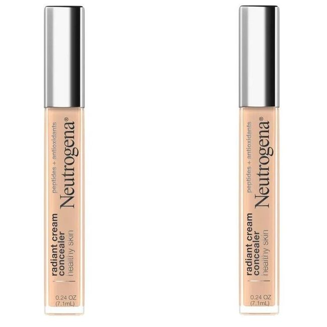 ⭐LOT OF 2⭐ Neutrogena Healthy Skin Radiant Cream Blemish Concealer ECRU Light 02