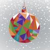 Creative Converting 24 Count Elise Premium Patterned Beverage Napkins, Faceted, Bauble