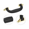 Sourcing Map Luggage Handle, 155mm/6.1in Black PU Leather Pull Handle with Screws for Suitcase, Cases, Boxes