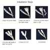 Stainless Steel Professional & Personal use Cut Throat Shaving Razor kit for Men Single use Straight Blade Edge Premium Quality Barber Razor for Beard & Hair Cut Shaving Razor
