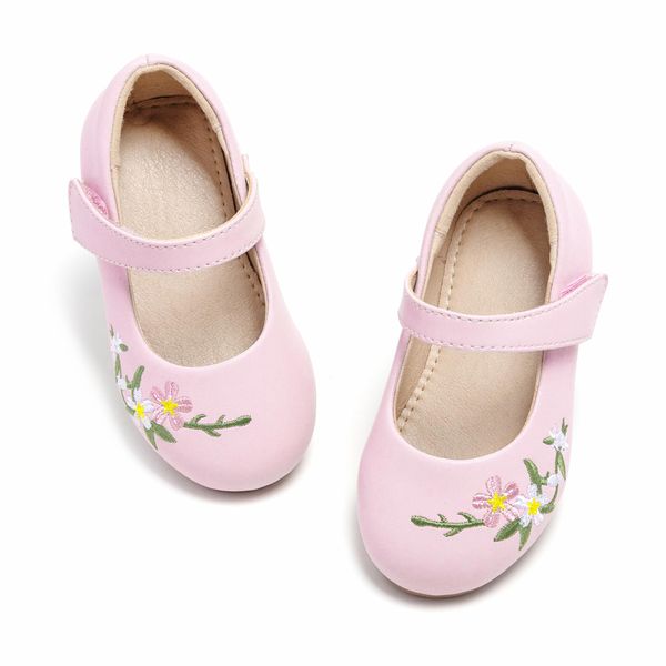 Otter MOMO Toddler/Little Girls Mary Jane Ballerina Flats Size 7 Shoes Slip-on School Party Dress Shoes