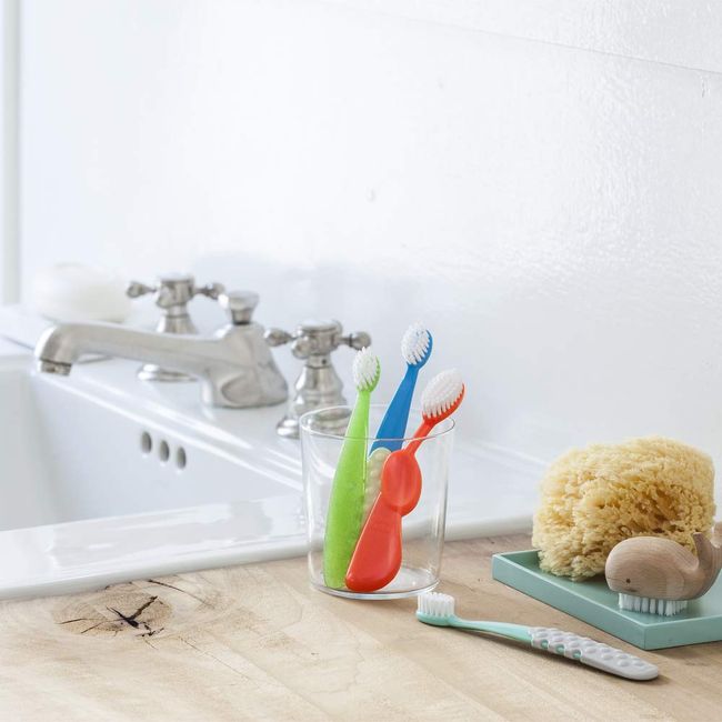 Toothbrush Holders - Pink & Coral