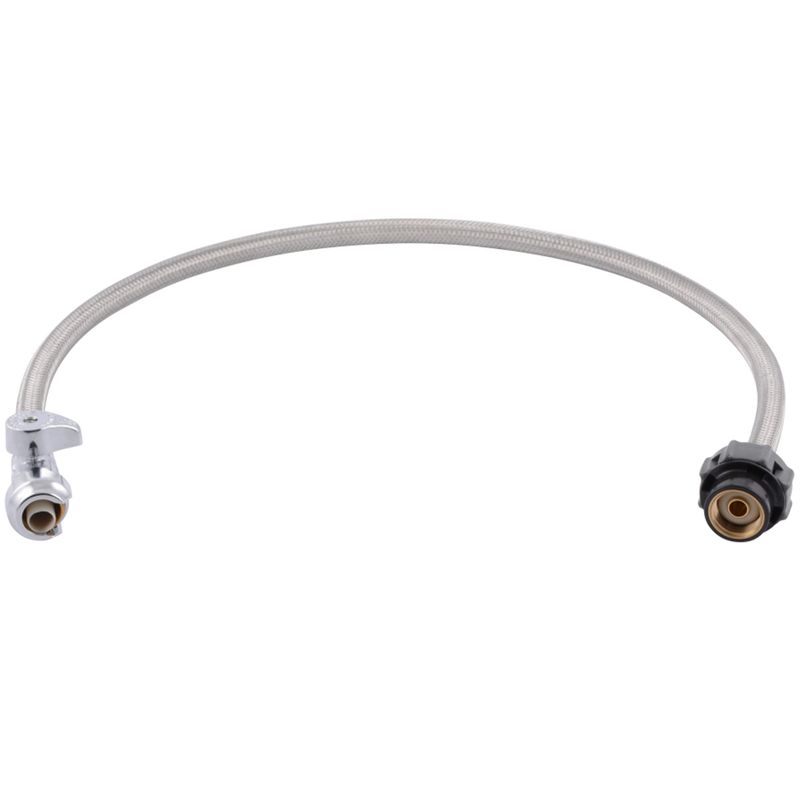 SharkBite 1/2" X 7/8" Crimp Swivel Toilet Adapter - Brass Fitting For PEX Pipe Connection