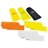 Precision White Rectangular Markers (Set of 10)