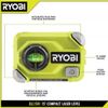 NEW Compact Red Laser Level 15ft Range Push Pins for Wall Mounting Hands Free