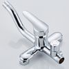 8" Shower Faucet Set Rain Rectangle Head Wall Mount Mixer Taps with Hand Spray