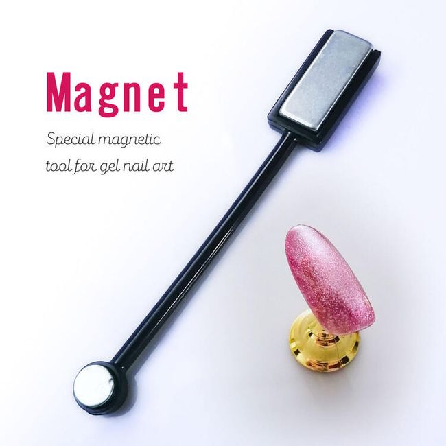 Cat&#39;s Eye Exclusive Magnet Gray/Black Magnet Gel Nail Resin Color Gel Cat&#39;s Eye Nail Magnet Nail