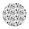 Mascara Coffee Espresso Love Pattern PopSockets Swappable PopGrip