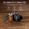 SmallRig Sony Compatible Alpha 7C II/Alpha 7CR Camera Leather Case Kit 5015
