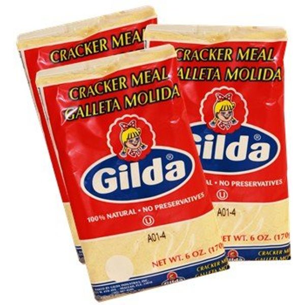 Cracker meal. Polvo de galleta. 3 pack. 6 oz each