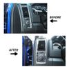 Chrome ABS Inner Front Dash Side Air Condition Vent Cover Trim for Dodge RAM 10+