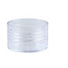 Clear Empty Plastic Round Deodorant Containers,Round Shape Bottom Filling Stick Deodorant Container Twist Up Stick Tube (C)