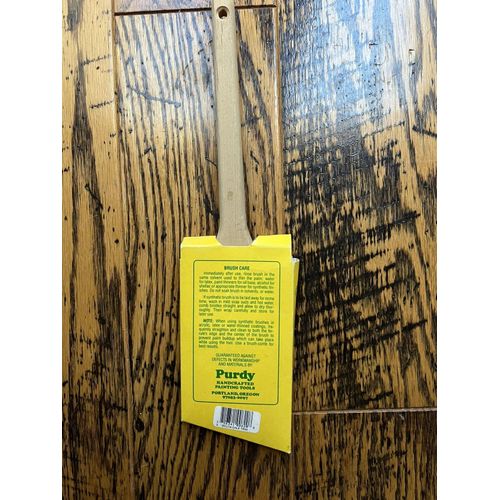 Two Purdy 3” 75mm Professional Nylox Wood Handle Tunex Nylon Angle Paint Brush