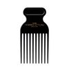 Vess VESS Mesh Comb, Men's, Coarse, Pomade, Barber Style, Made in Japan, Black Afro