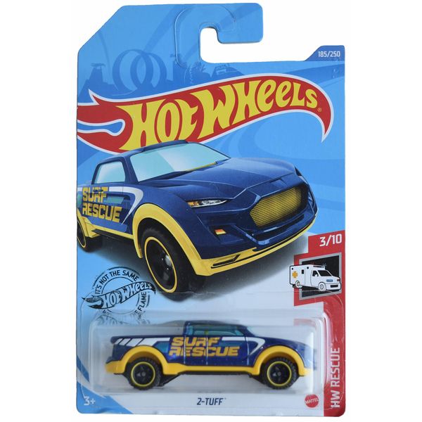 Hot Wheels 2 Tuff, HW Rescue 3/10 [Blue] 185/250