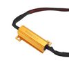 X AUTOHAUX 2Pcs Headlight Bulb Holders Canbus Load Resistor Error Free Decoder