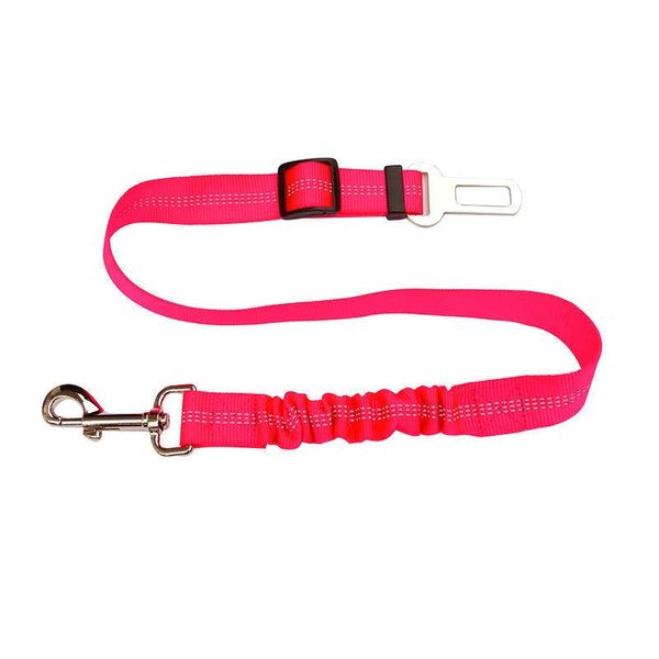 Reflective Safety Dog Car Seat Belt - Red / 70X2.5Cm