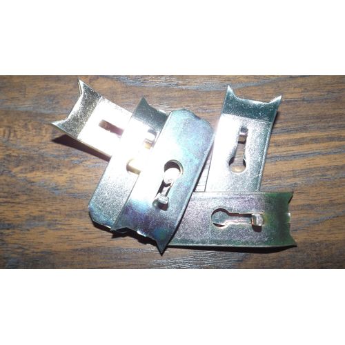 Warran Co Heavy Duty Industrial Metal Floor Clips (100 Pack) - Deck Clips